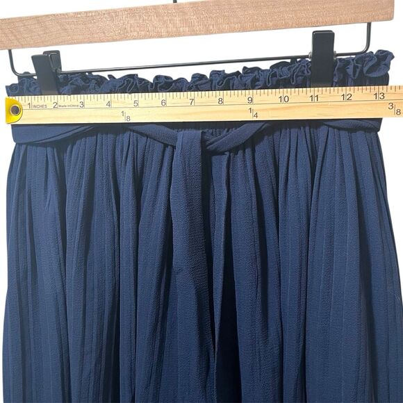 Sweet Rain Young Contemporary Size S Pleated Wide Leg Paper-bag Waist Culottes - Picture 5 of 9